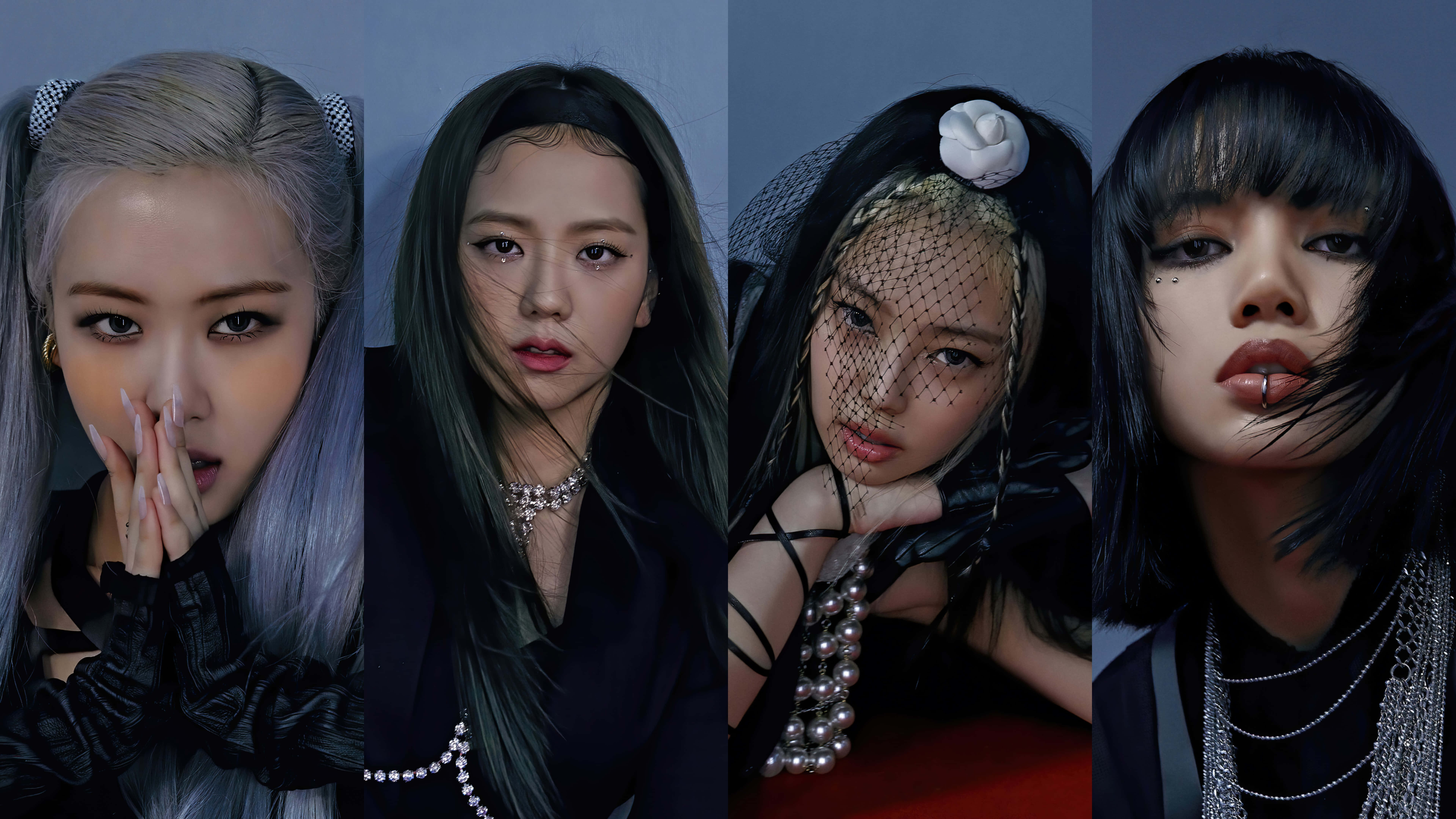 BLACKPINK Стильно Зажигают - Выглядят Модно и Круто Обои