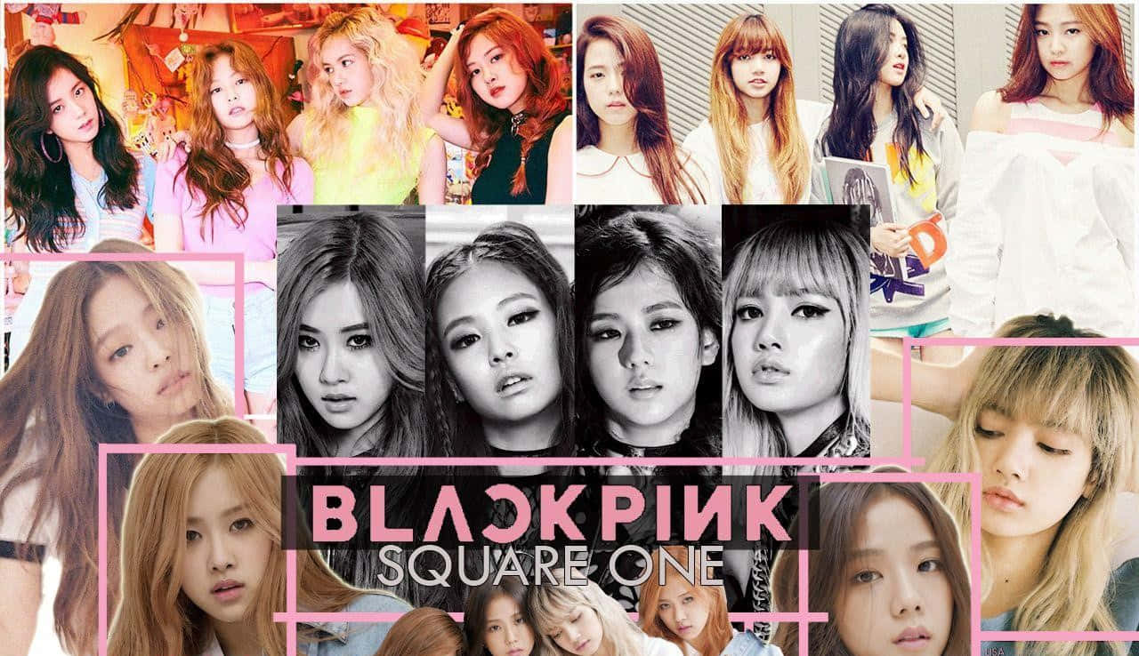 Blackpink Square One - коллаж из девушек Обои
