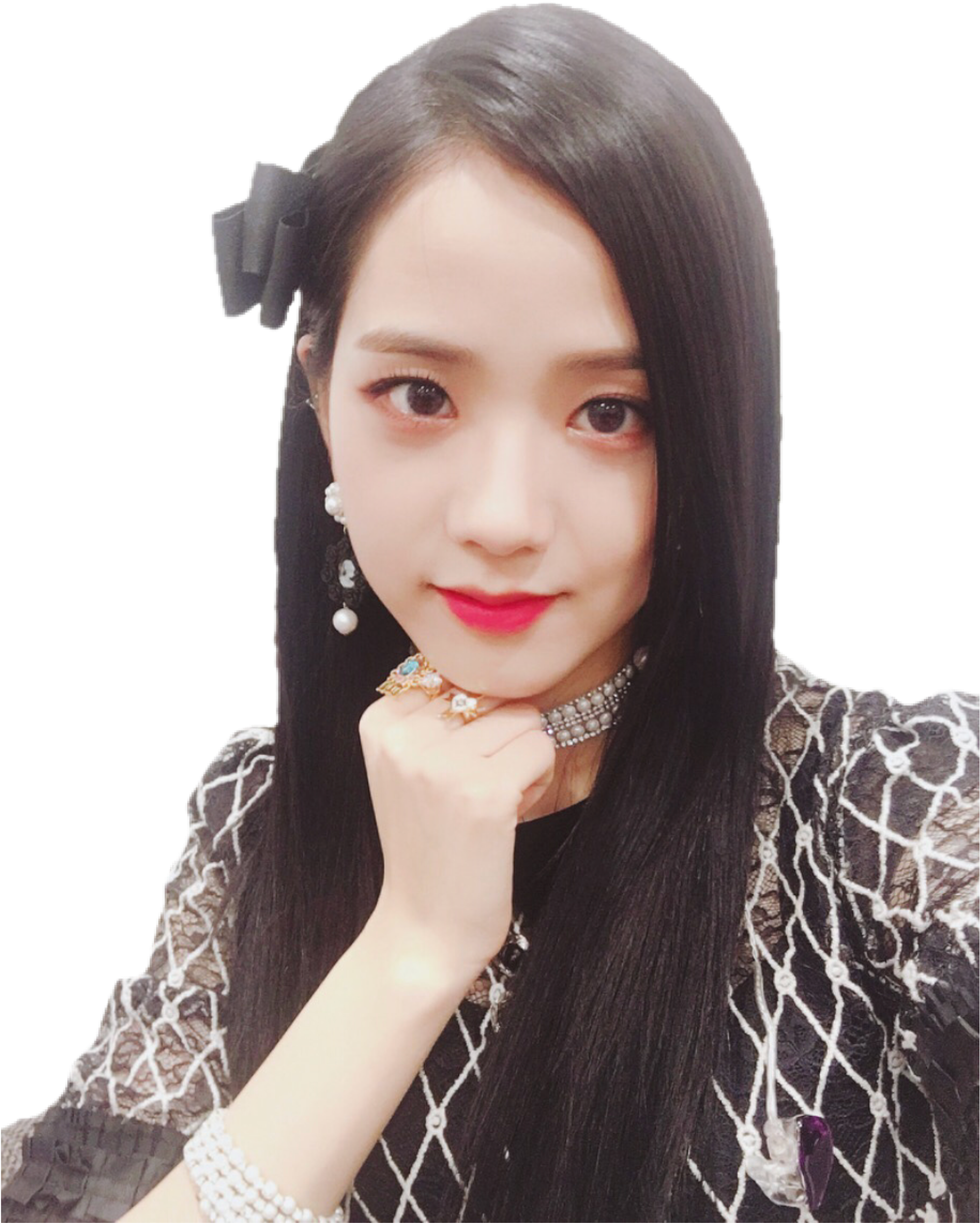 Элегантный портрет участницы Blackpink Обои
