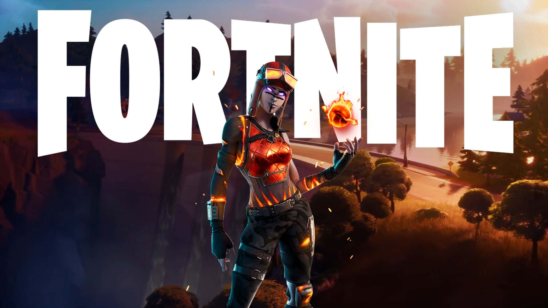 Образ Blaze Fortnite Логотип Fortnite Обои