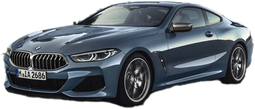 Боковой вид купе BMW 8 серии Обои