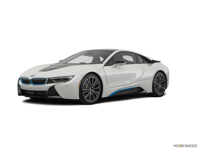 Белый BMW i8 вид сбоку Обои