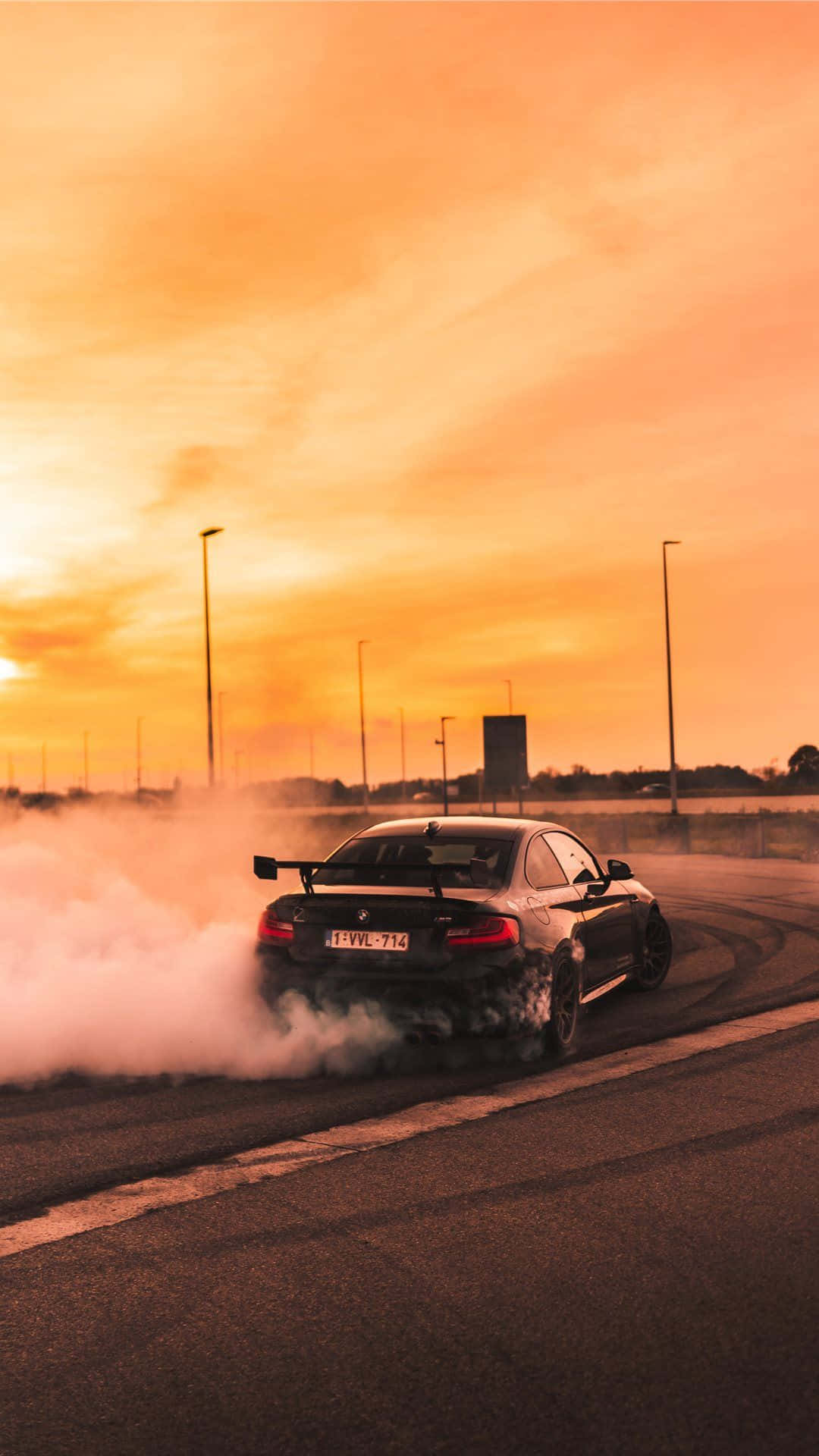 BMW M5 Drift Автомобиль Эстетика Обои