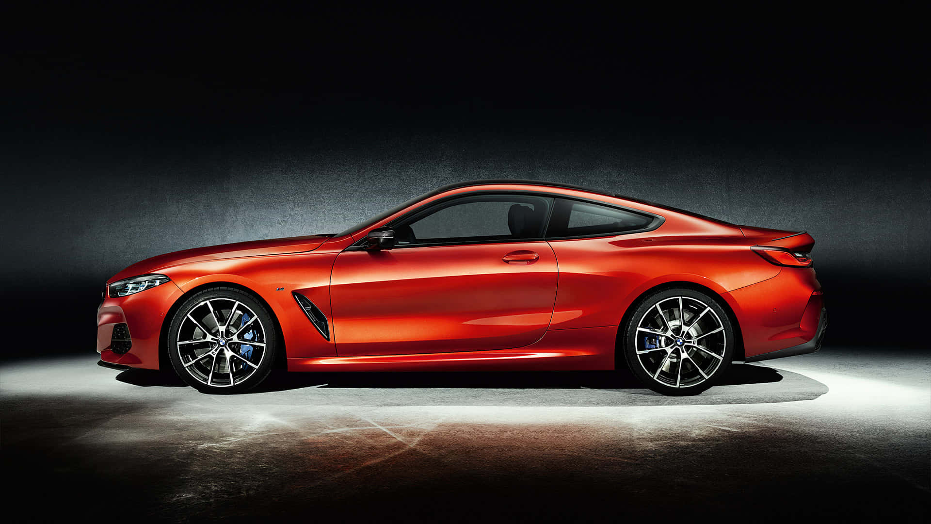 Боковой профиль BMW M8 1920x1080 фон M Series Обои