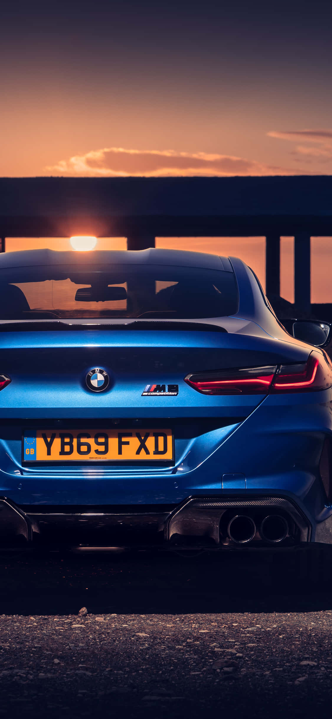 BMW Планшет Металлик Синий M8 Обои