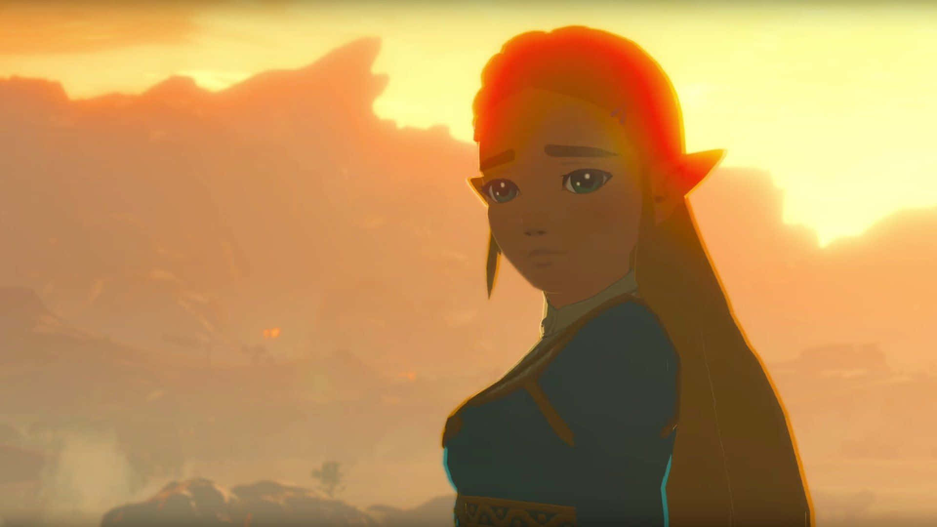 Принцесса Зельда Botw грустный взгляд Обои