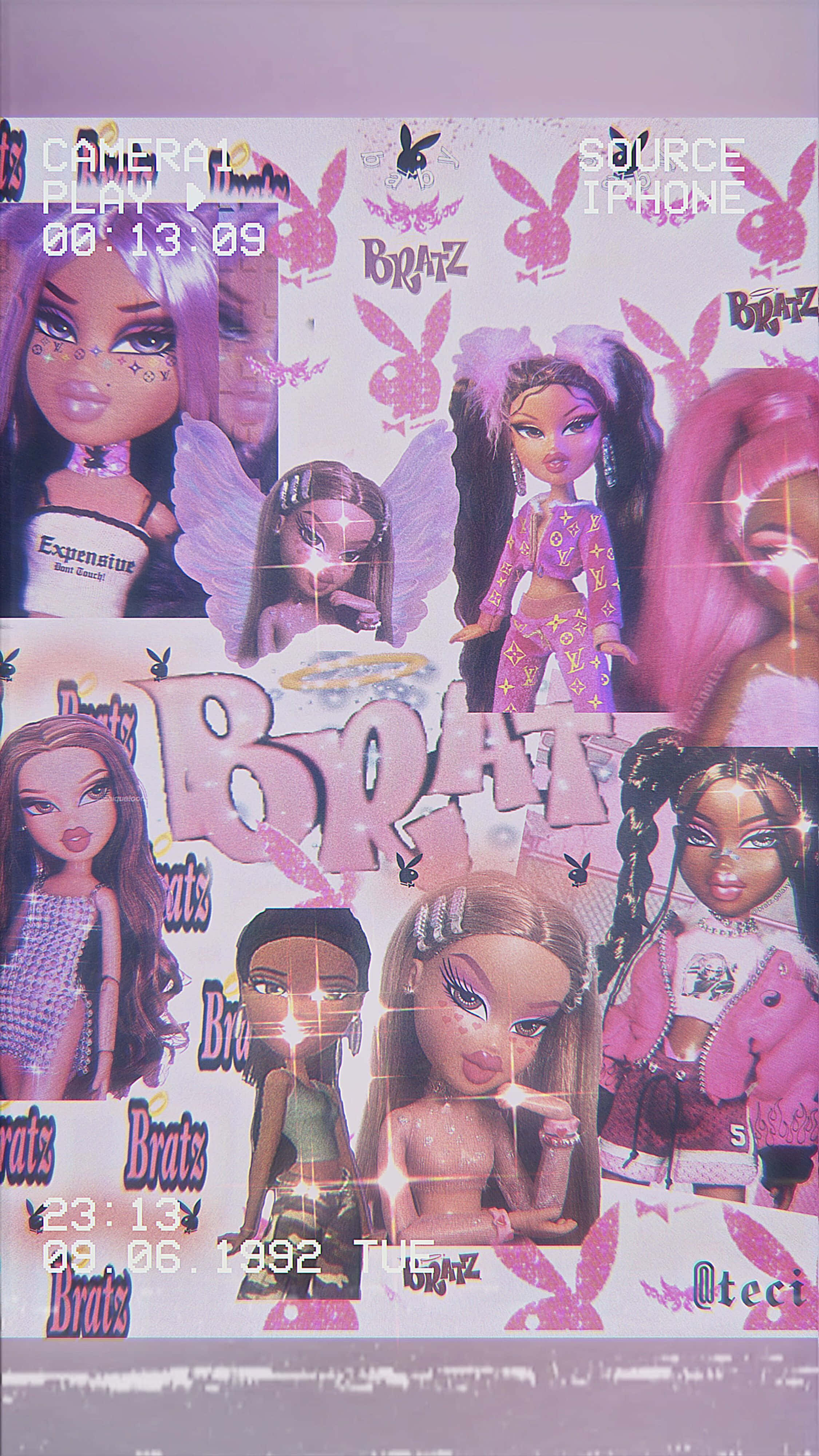 Задорная и дерзкая эстетика Bratz Обои
