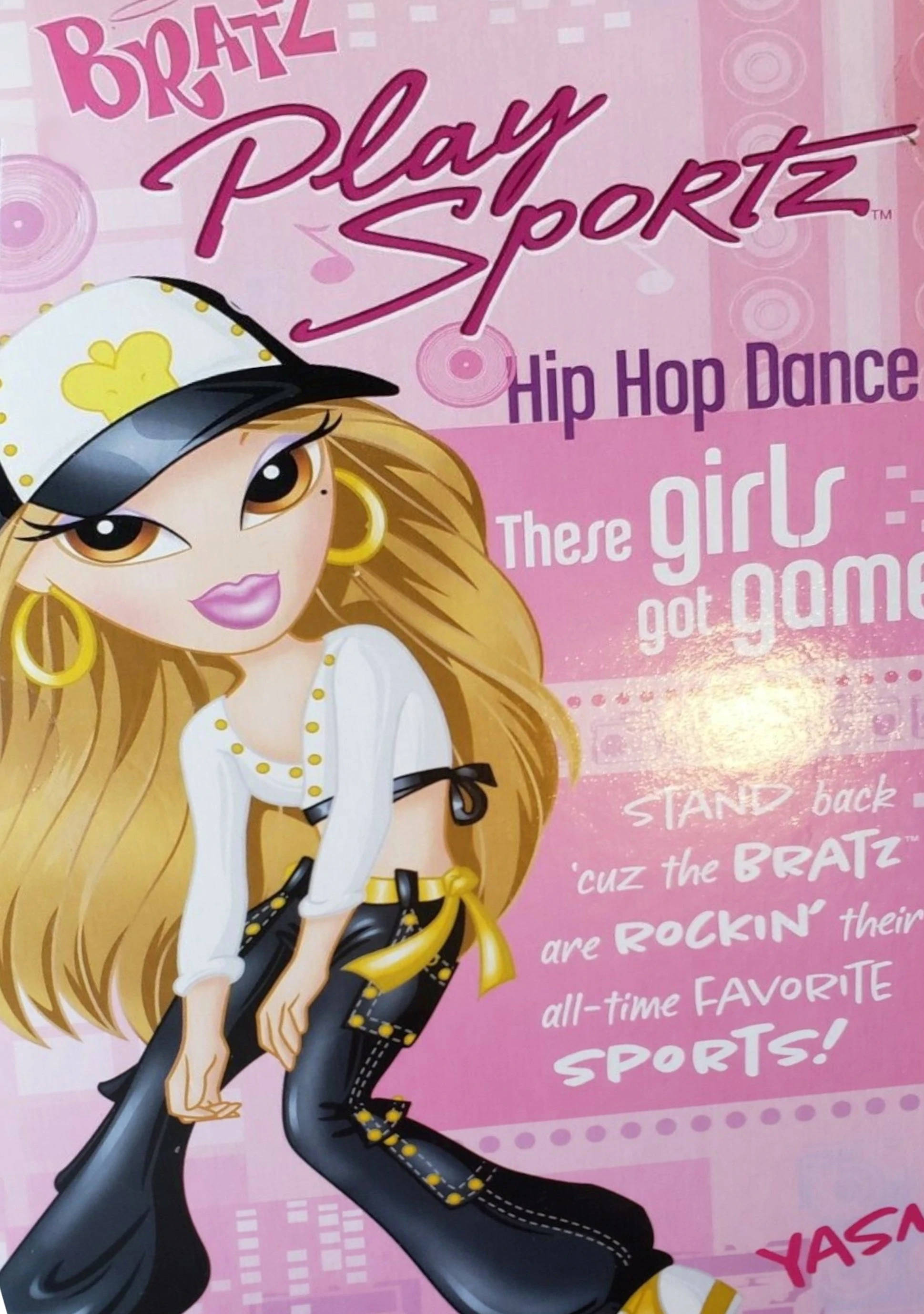 Яркие игры на площадке в стиле Bratz Обои