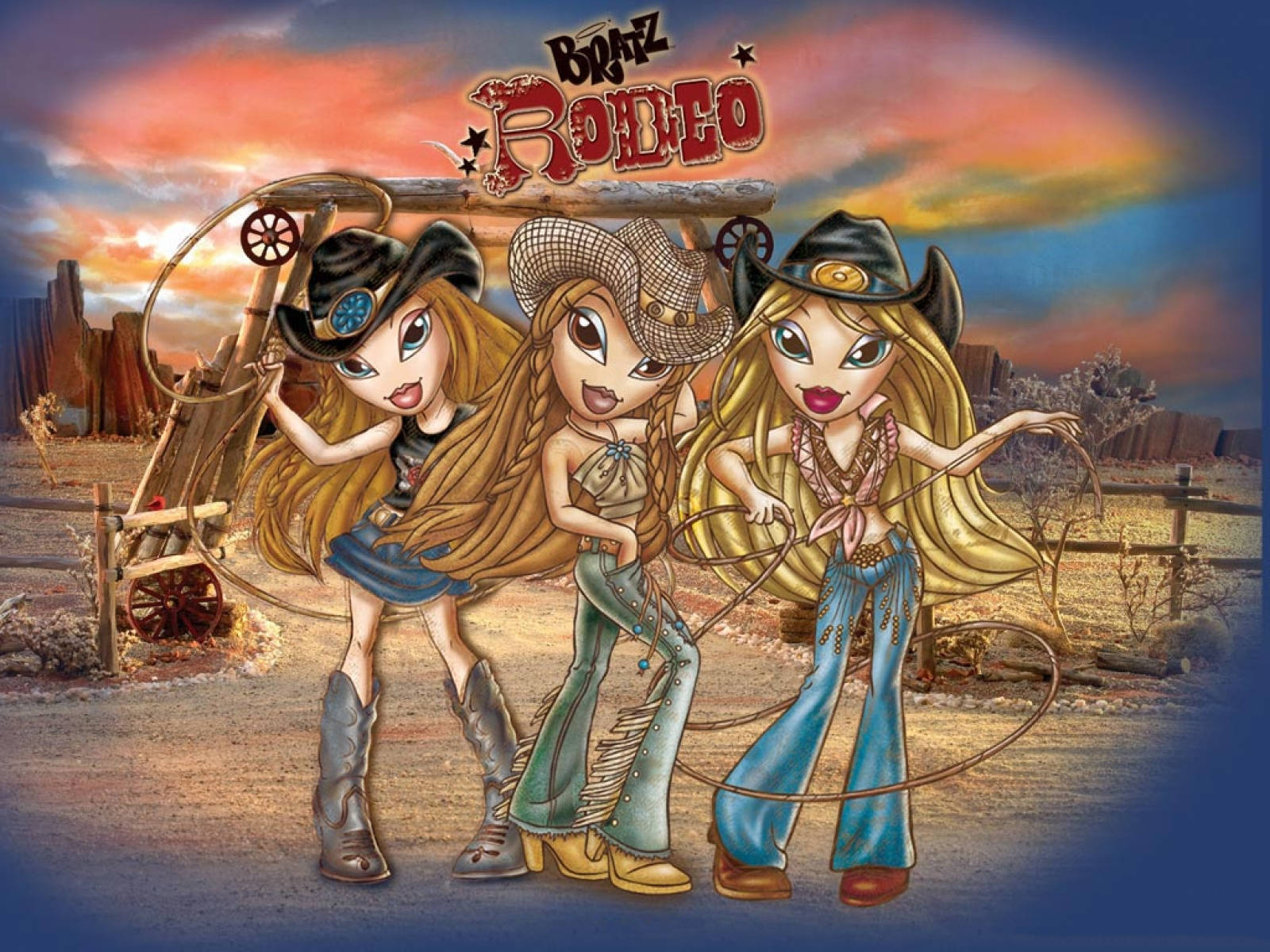 Bratz Эстетика Ковбойши Обои