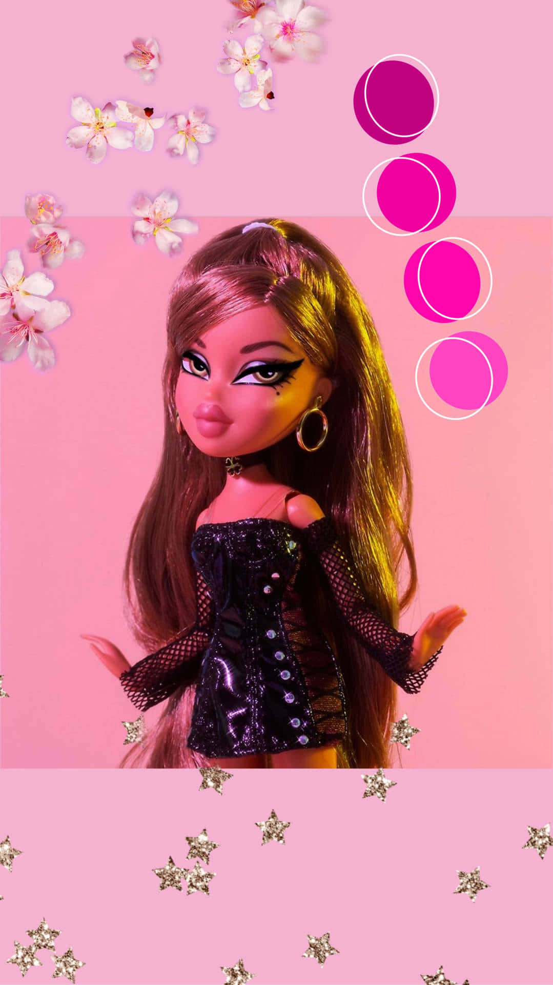Наслаждаясь красочной эстетикой кукол Bratz Обои
