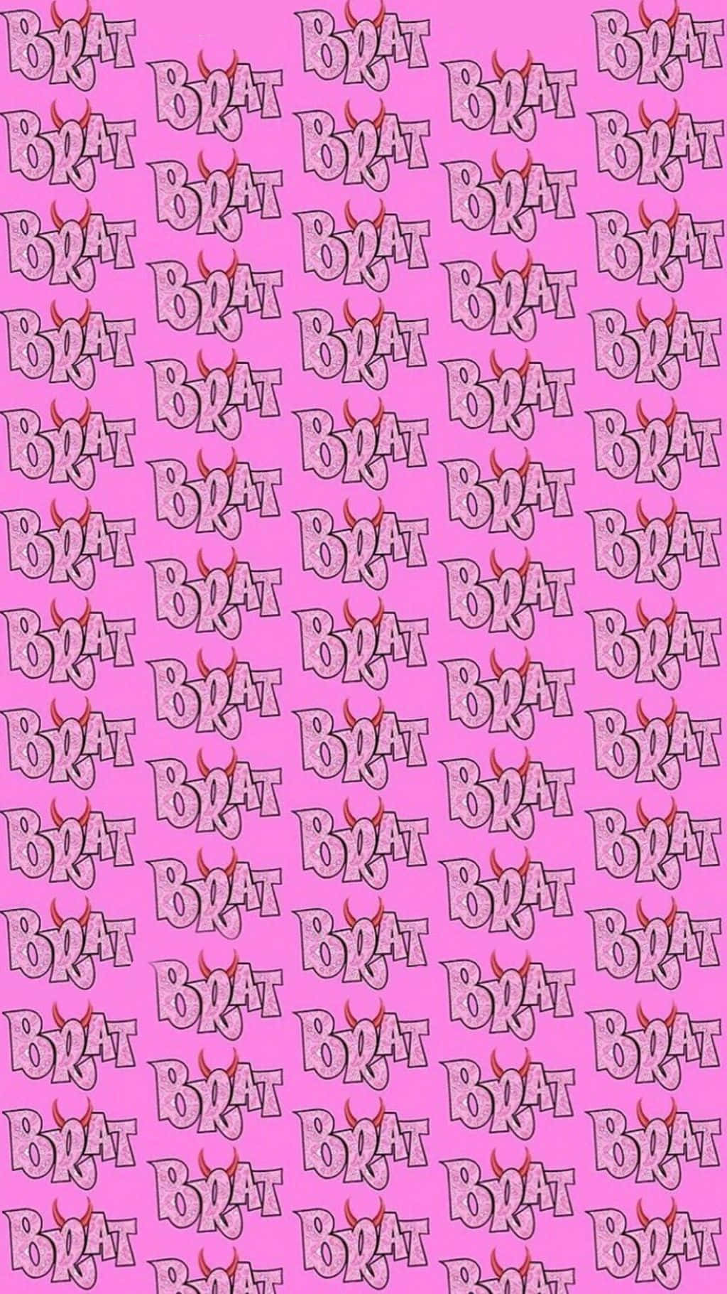 Ретро фон Bratz розовый Y2K Обои