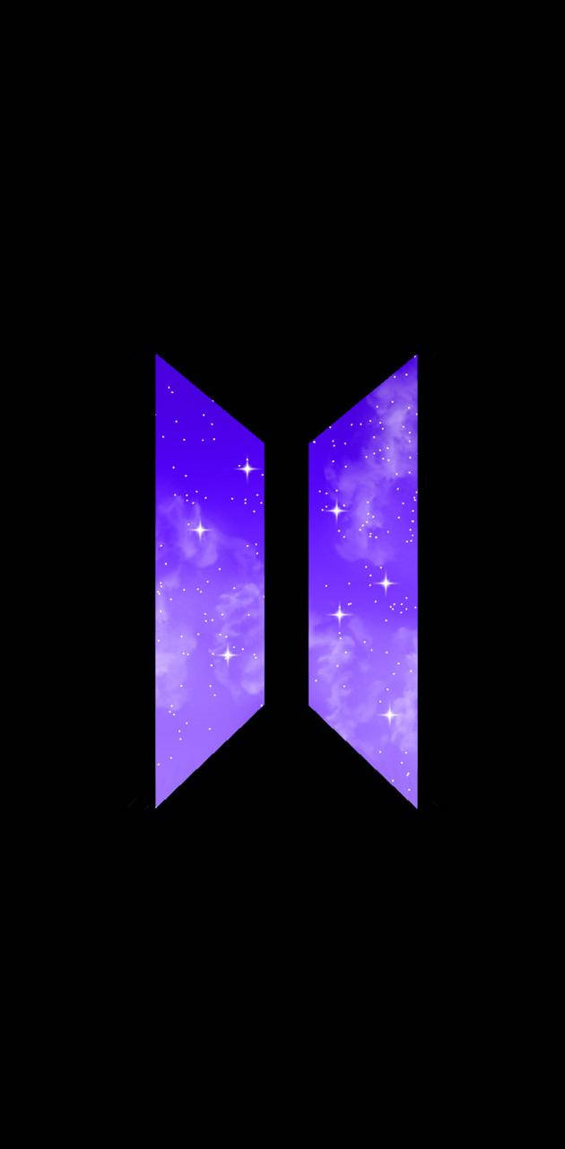 Звездный логотип BTS Обои