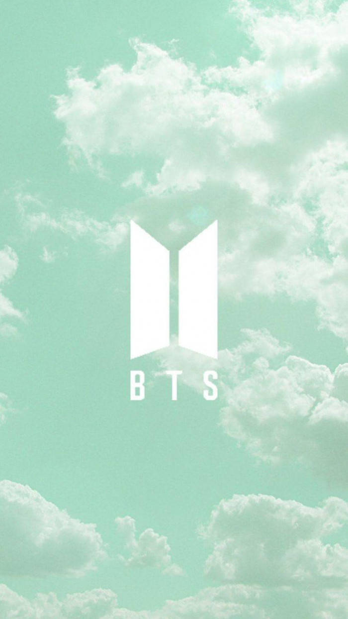 Нежная пастельно-зеленая эстетика BTS Обои