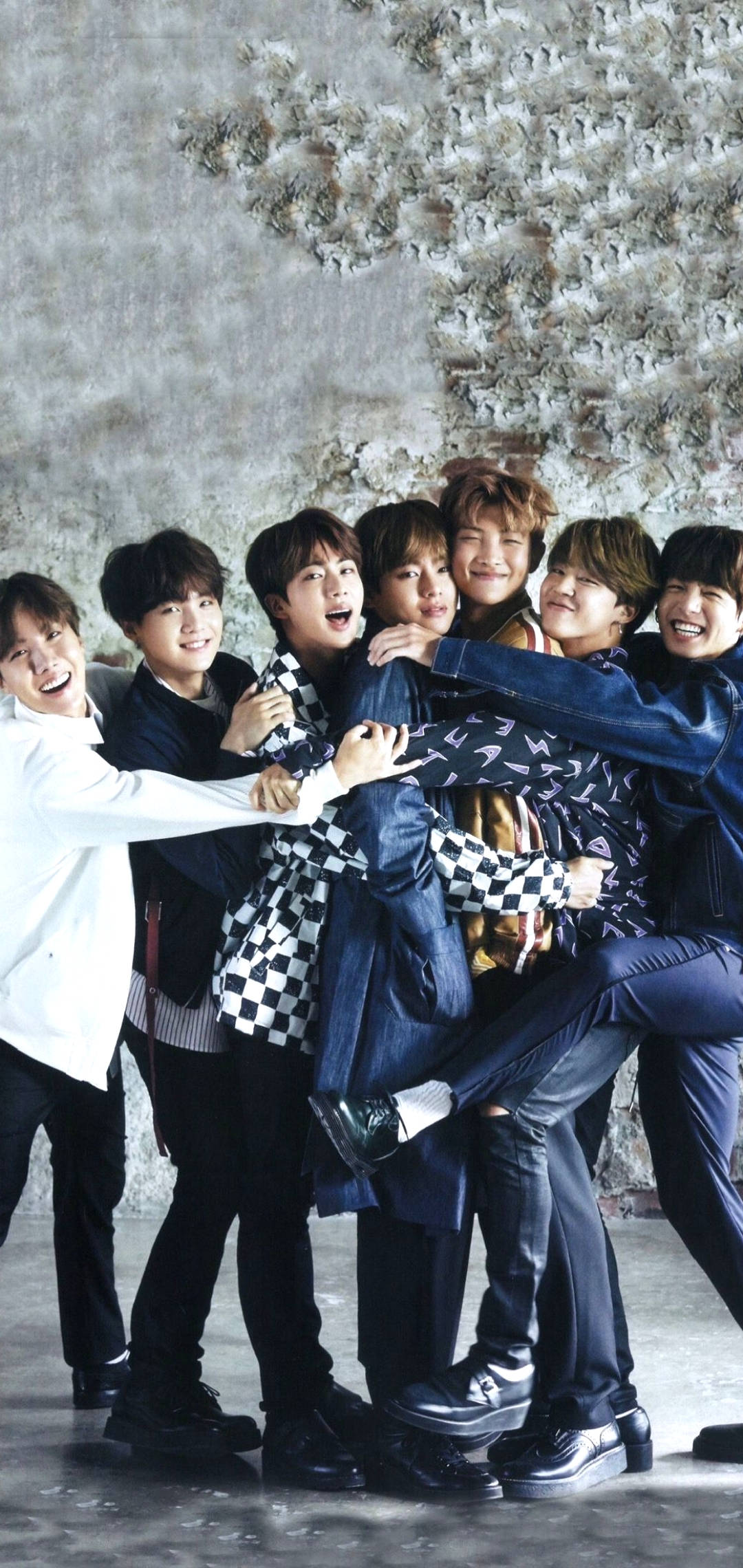 Умилительный BTS экран блокировки Обои