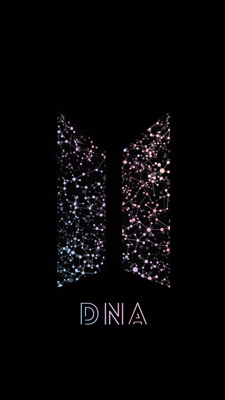 Логотип BTS DNA Обои