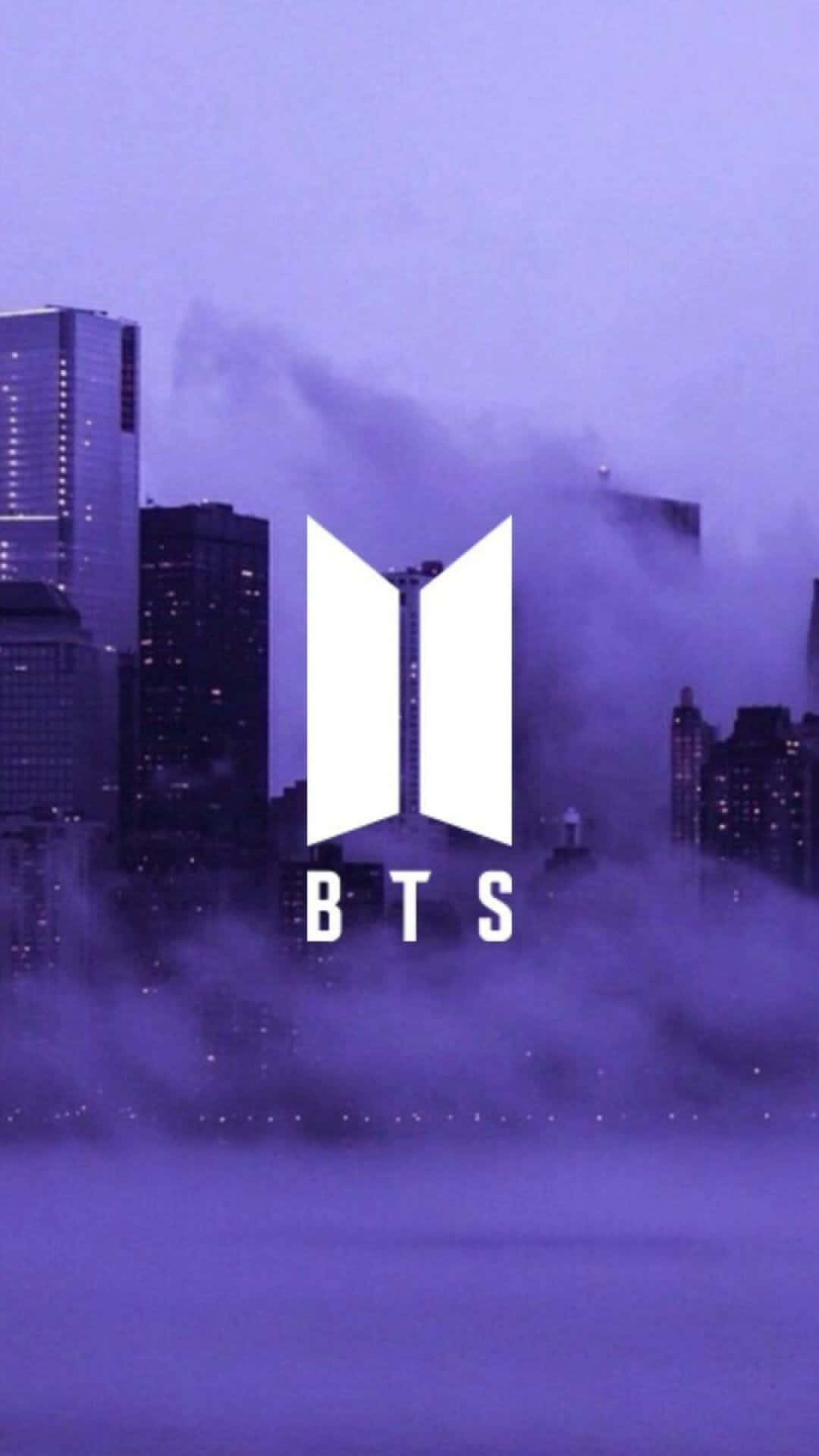 Айфон Лавандовая Эстетика Логотип BTS Обои