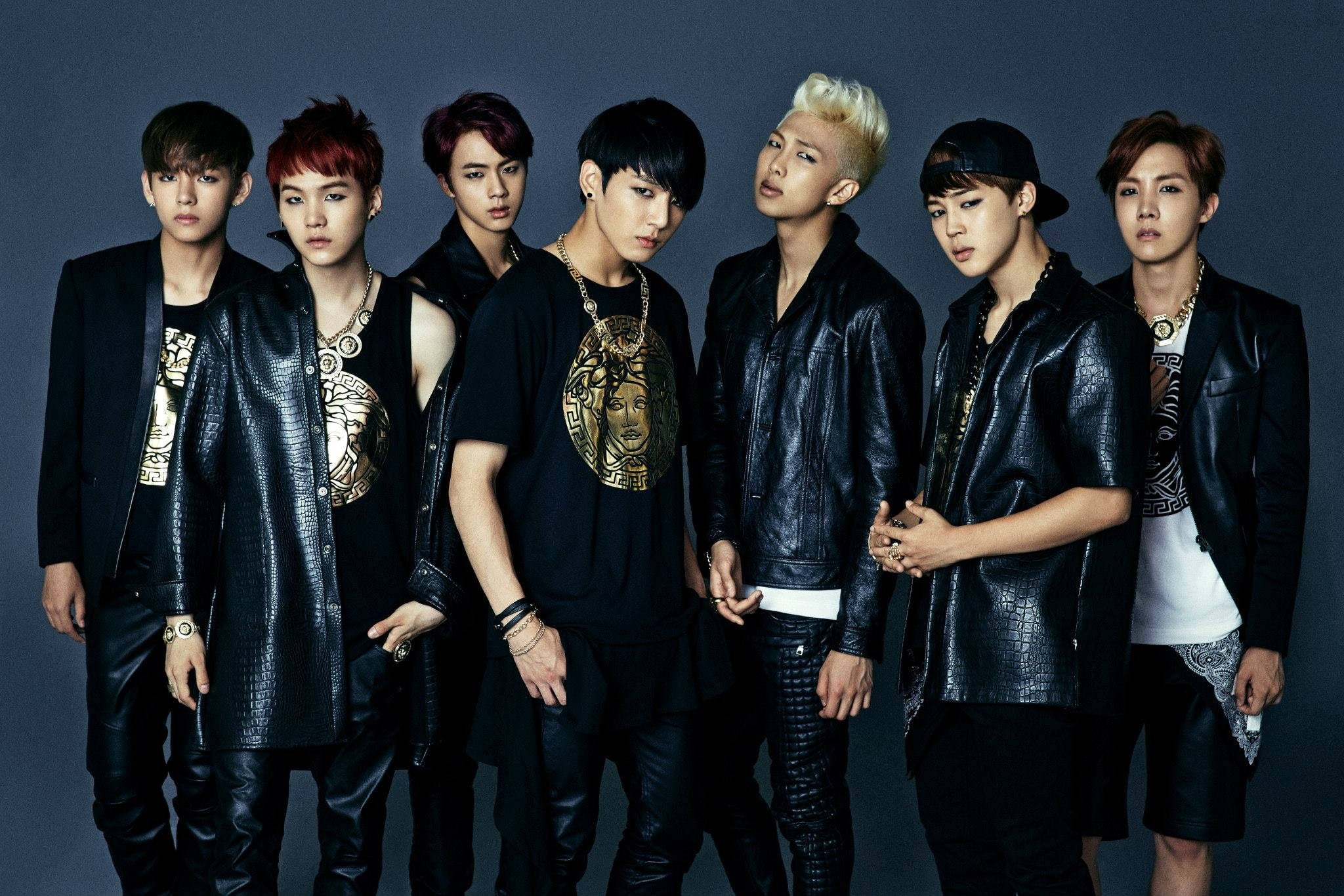Темный и Дикий Крутой BTS Ноутбук Обои