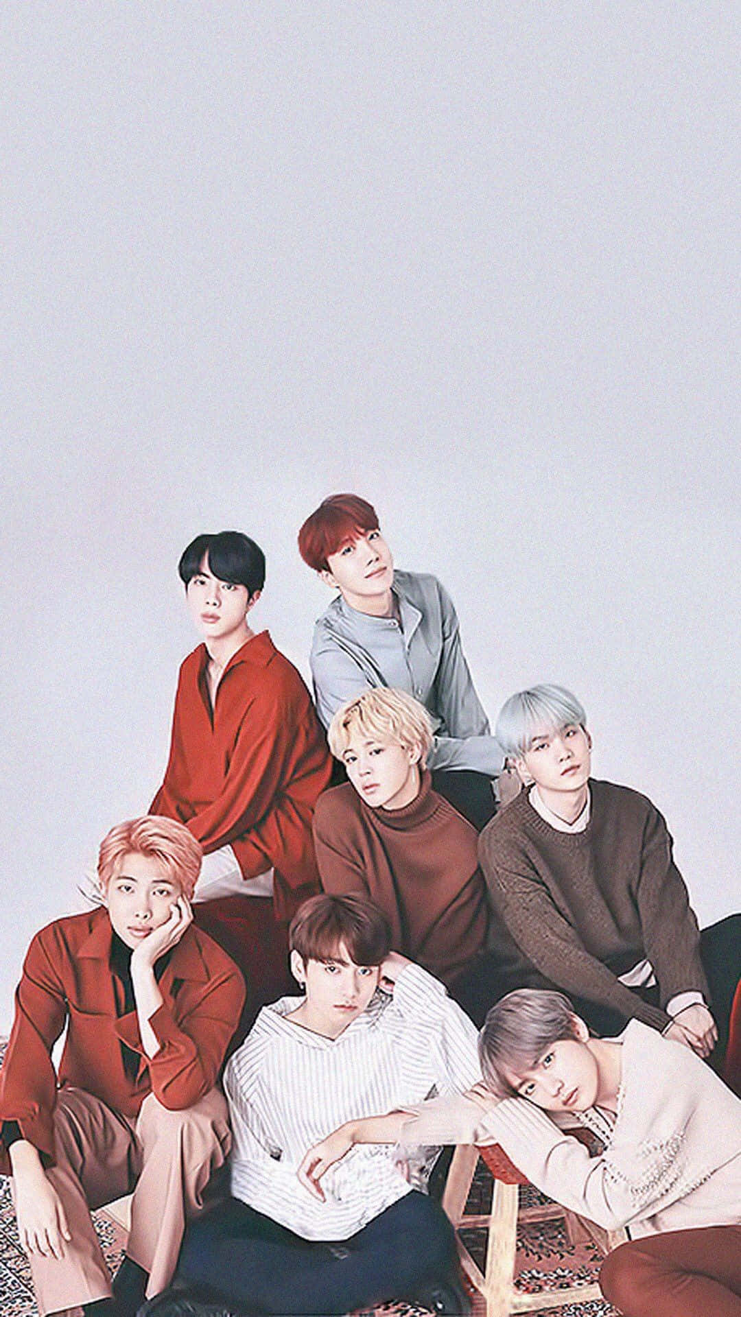 BTS на фоне iPhone Обои