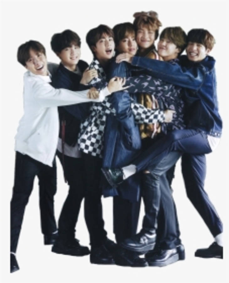 Милые BTS обнимают друг друга Обои