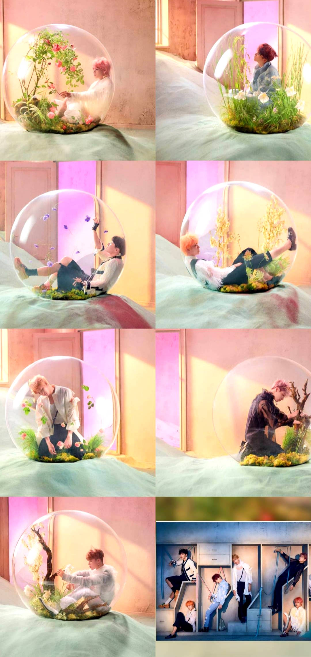 BTS Экран Блокировки Love Yourself: Answer Обои