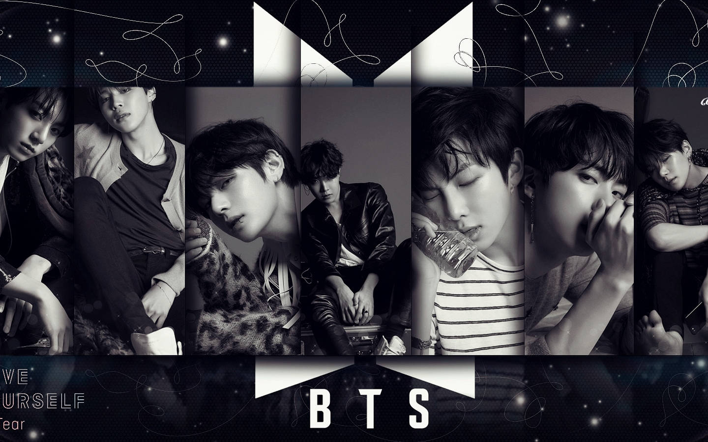 Логотип BTS на Love Yourself Tear Обои