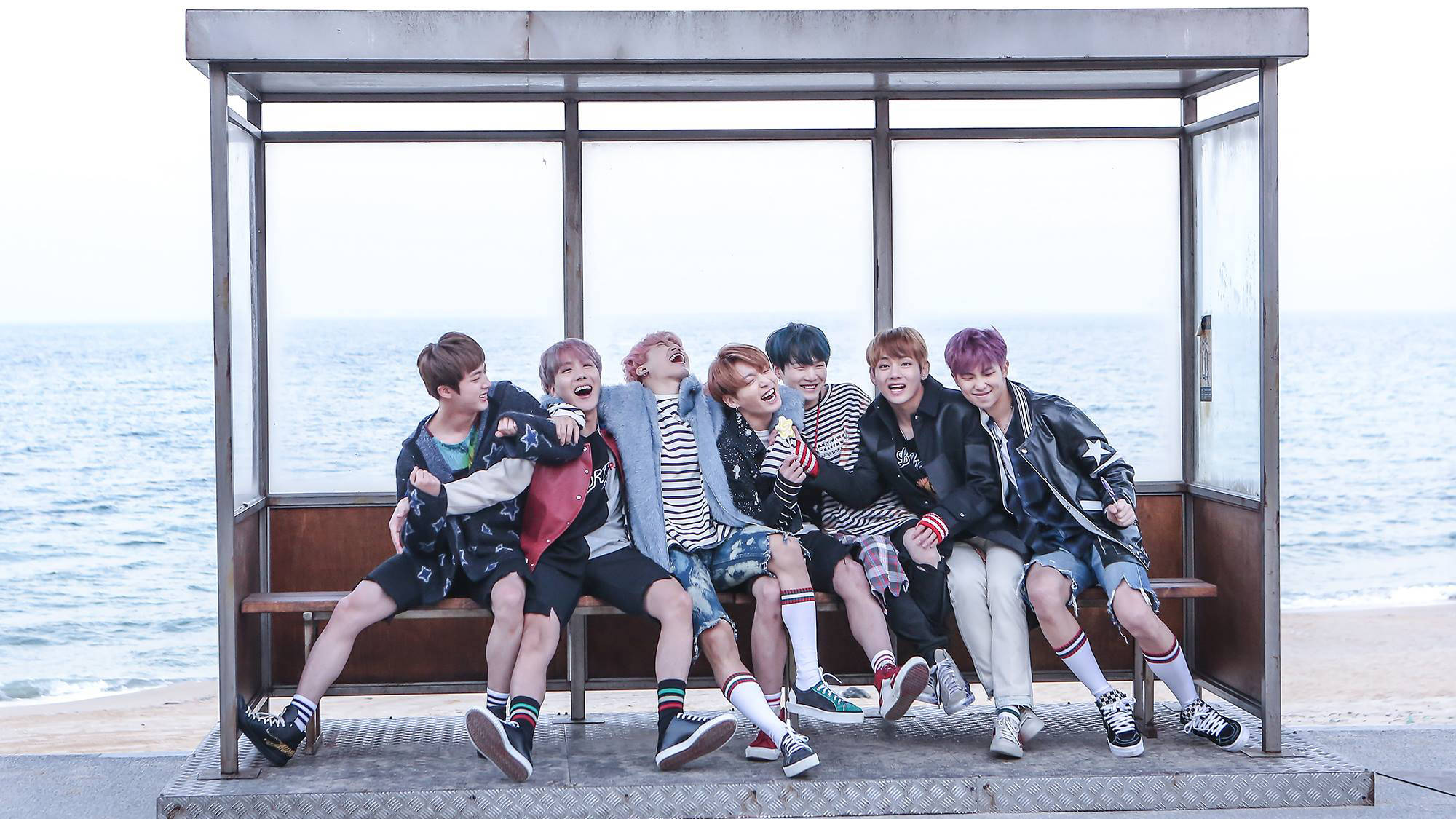 Весенний день тизер крутой ноутбук BTS Обои