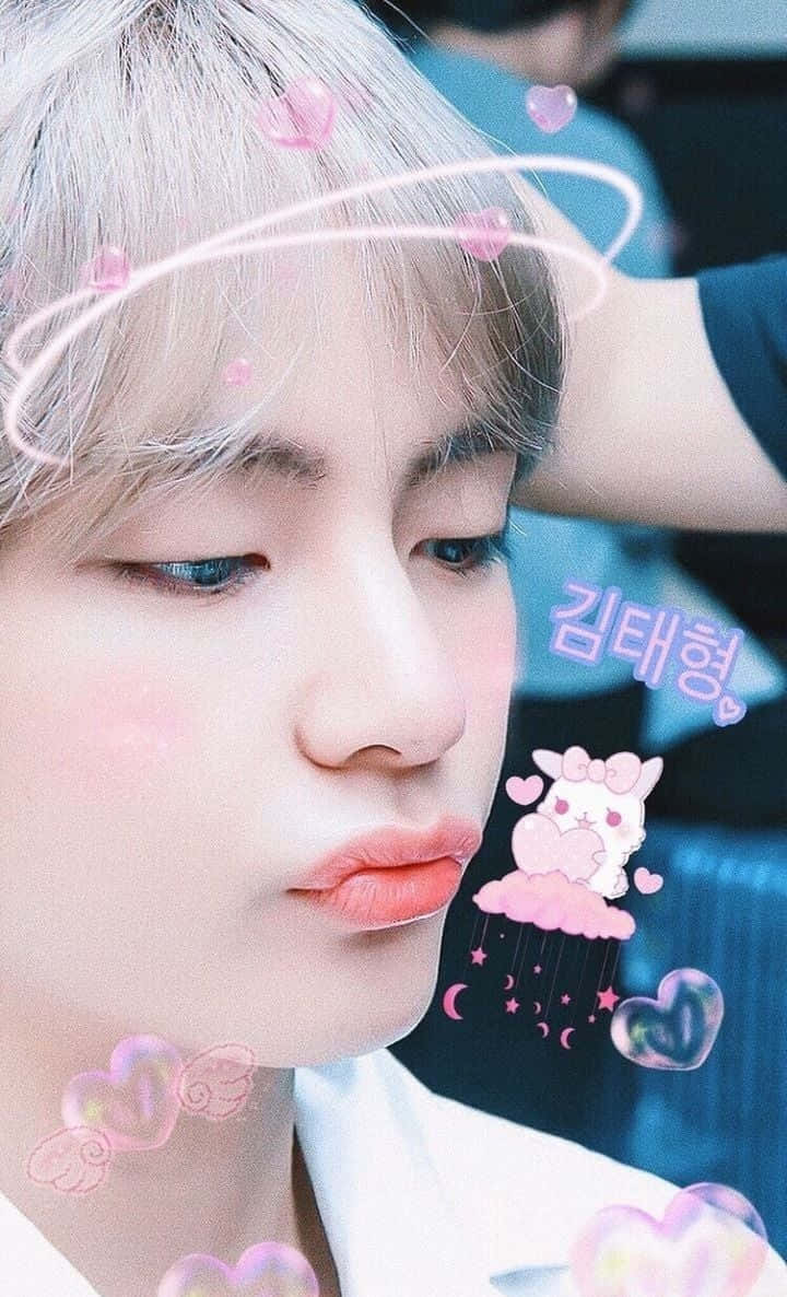 BTS V демонстрирует свой уникальный стиль Обои