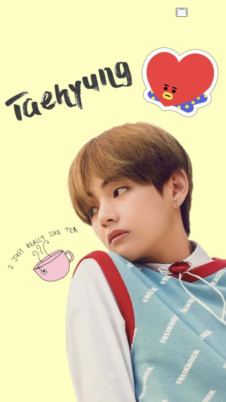 BTS V делает заявление Обои