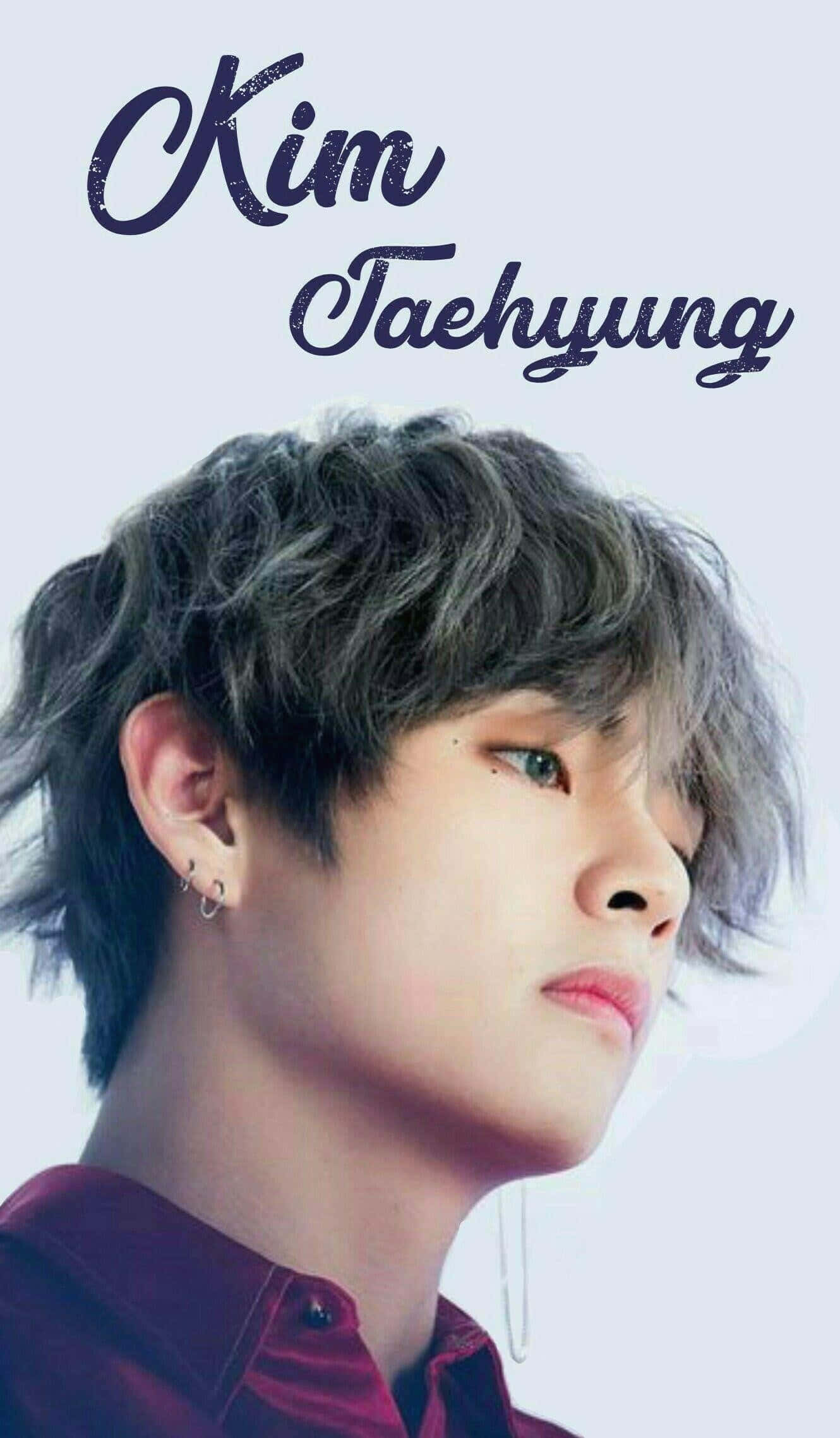 BTS V сияет невероятной звездной силой в этом выразительном портрете Обои