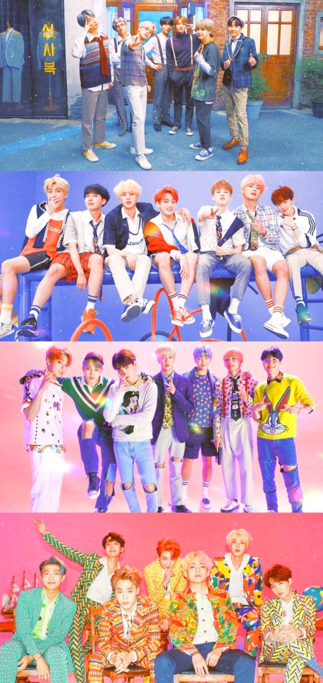 BTS Экран Блокировки Групповые Изображения Обои
