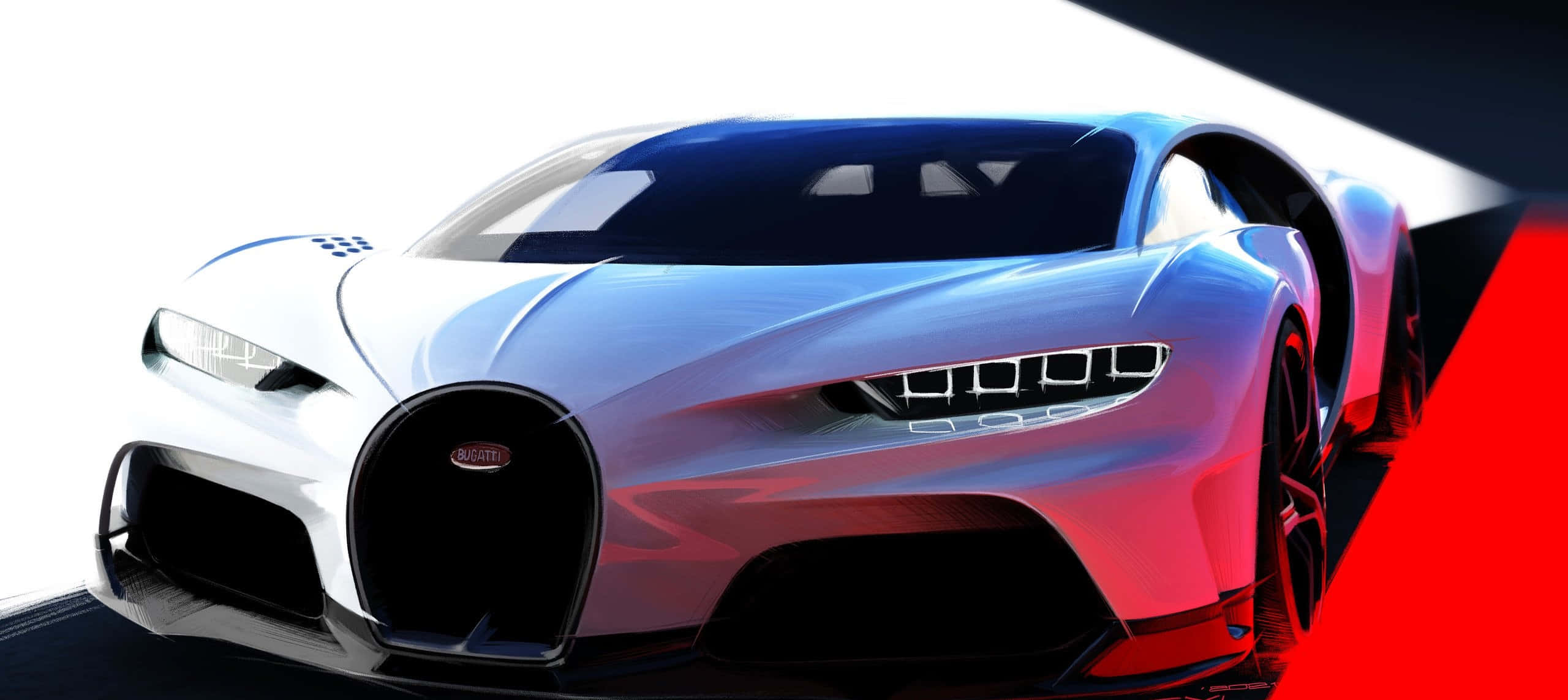 Скорость и стиль — уникально изысканный дизайн Bugatti Обои