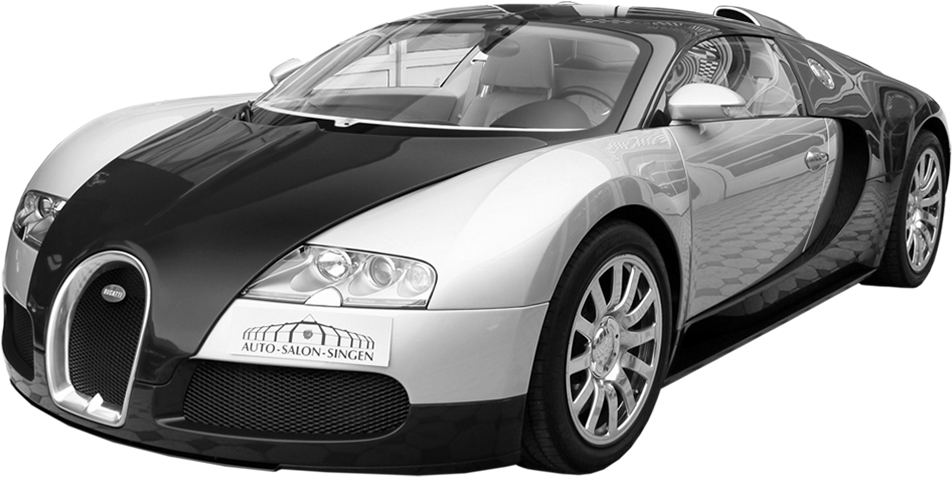 Bugatti Veyron вид сбоку Обои