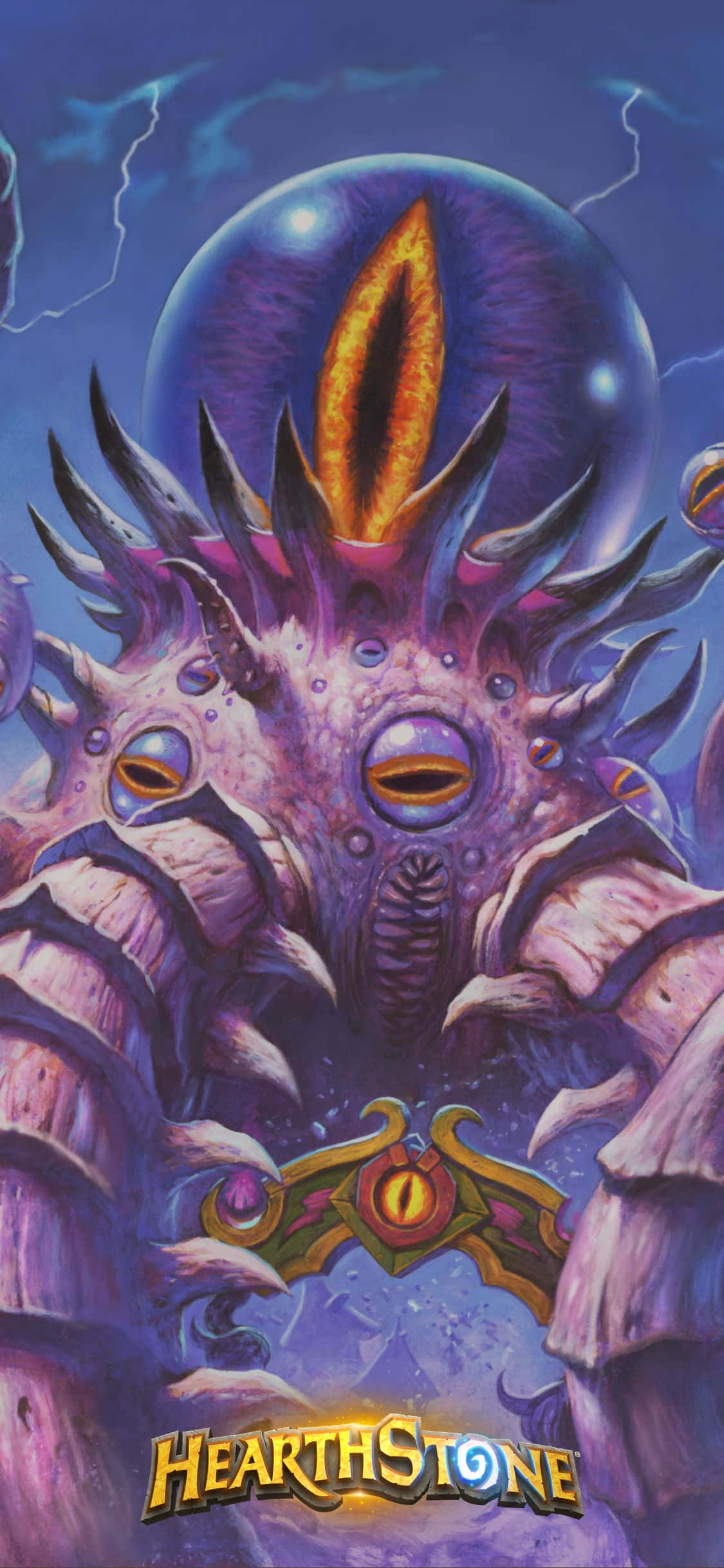 C'Thun the Shattered iPhone XS Hearthstone Обои