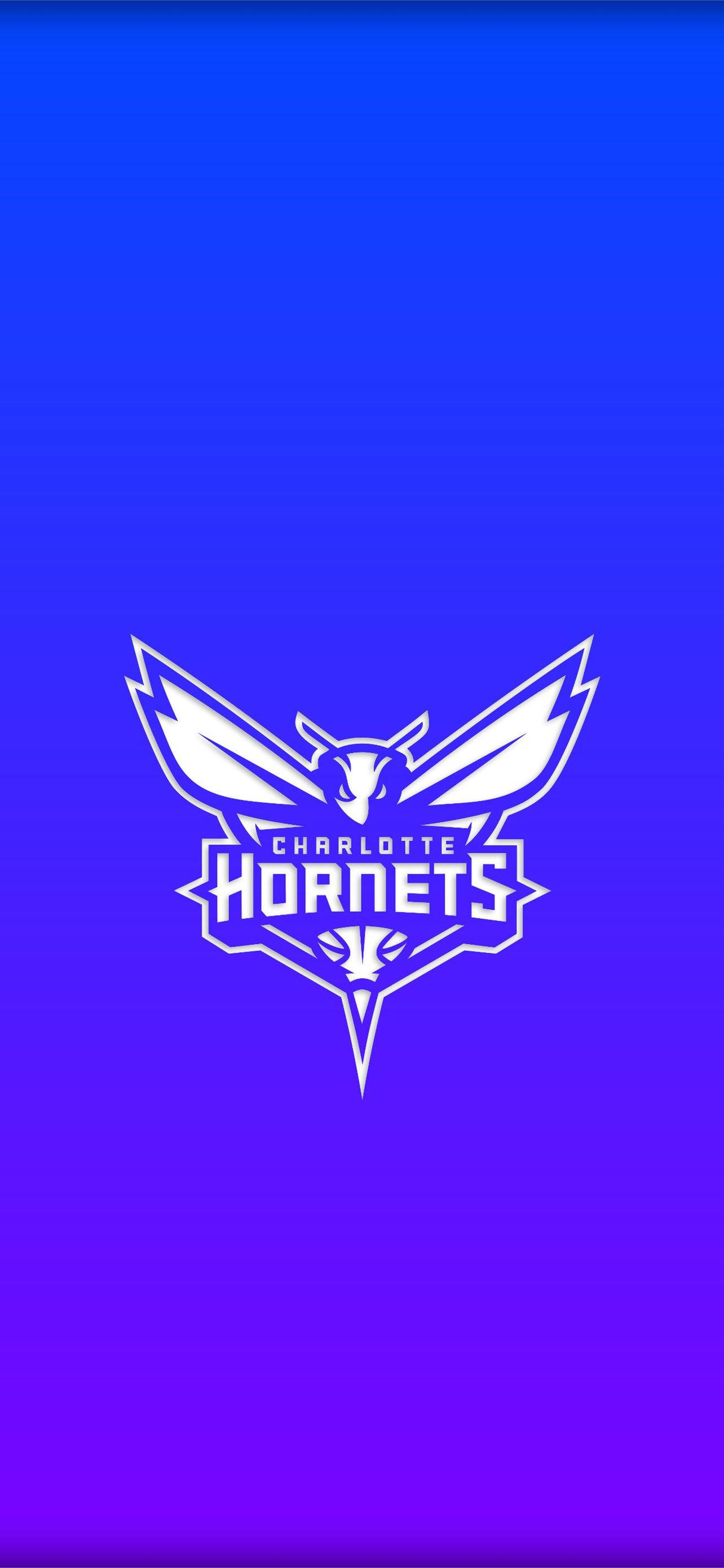 Charlotte Hornets градиент синий Обои