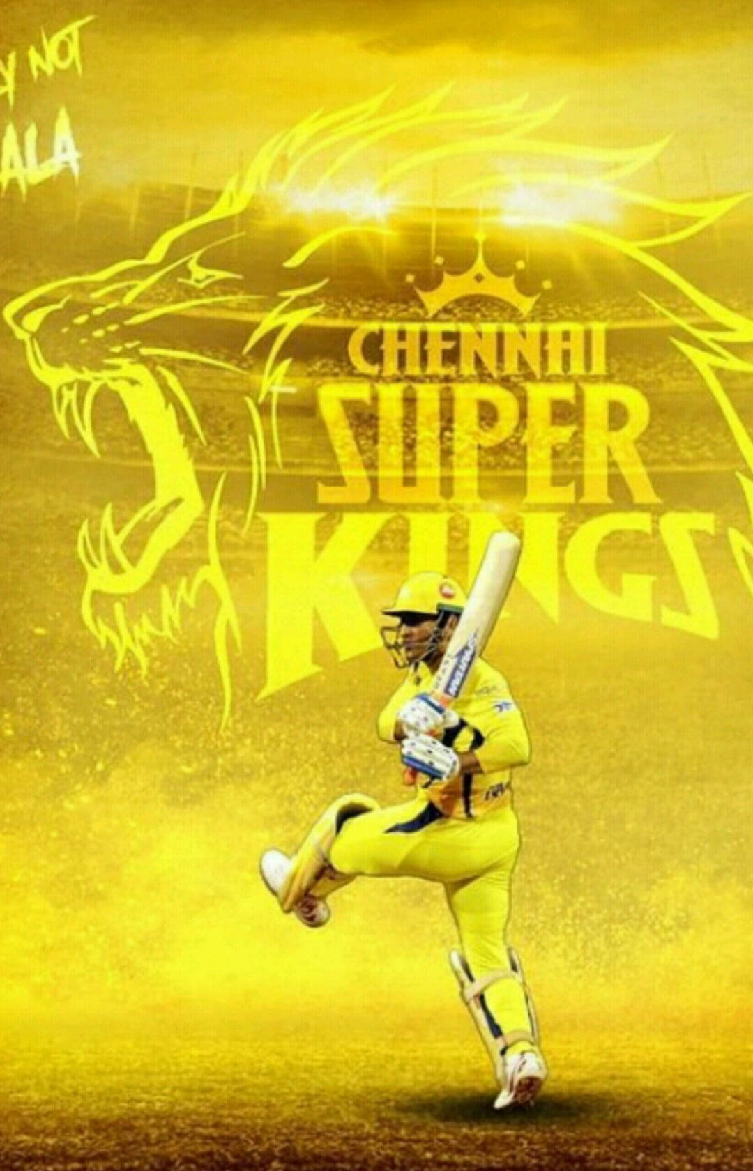 Chennai Super Kings Золотой лев Обои