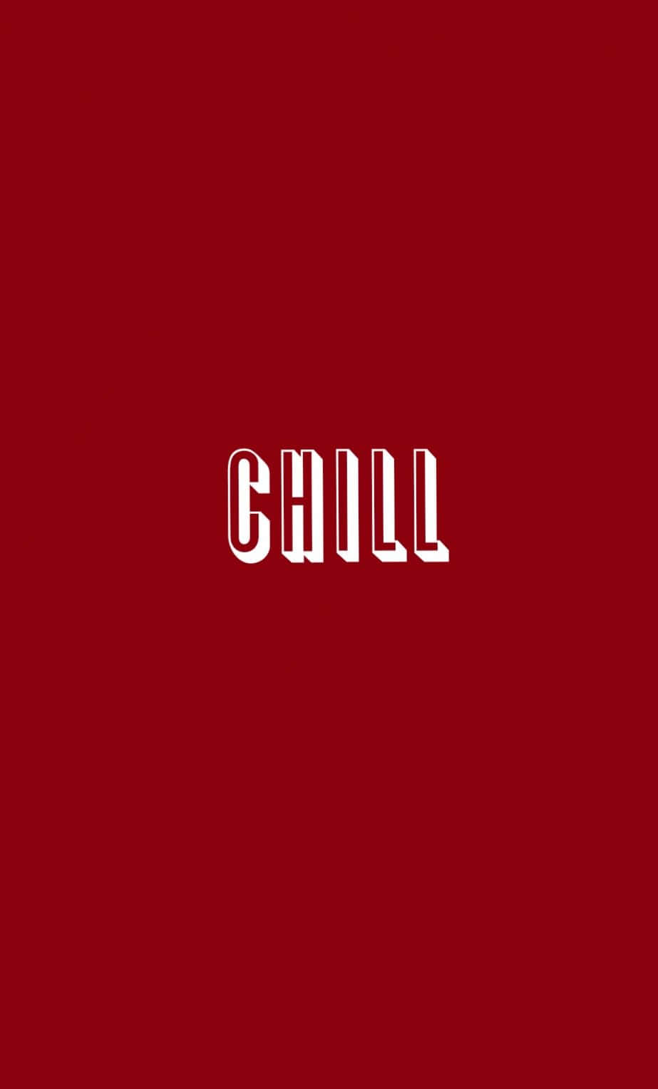 Красная эстетика Chill Обои
