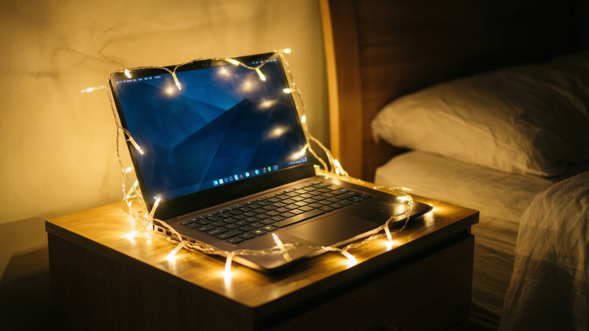 Мерцающая ночь Chromebook Обои