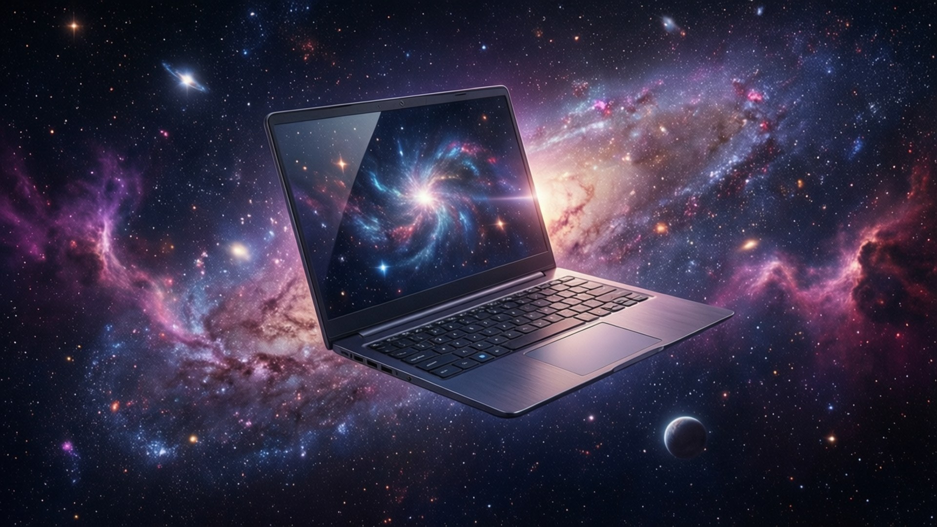Галактическое путешествие Chromebook Обои