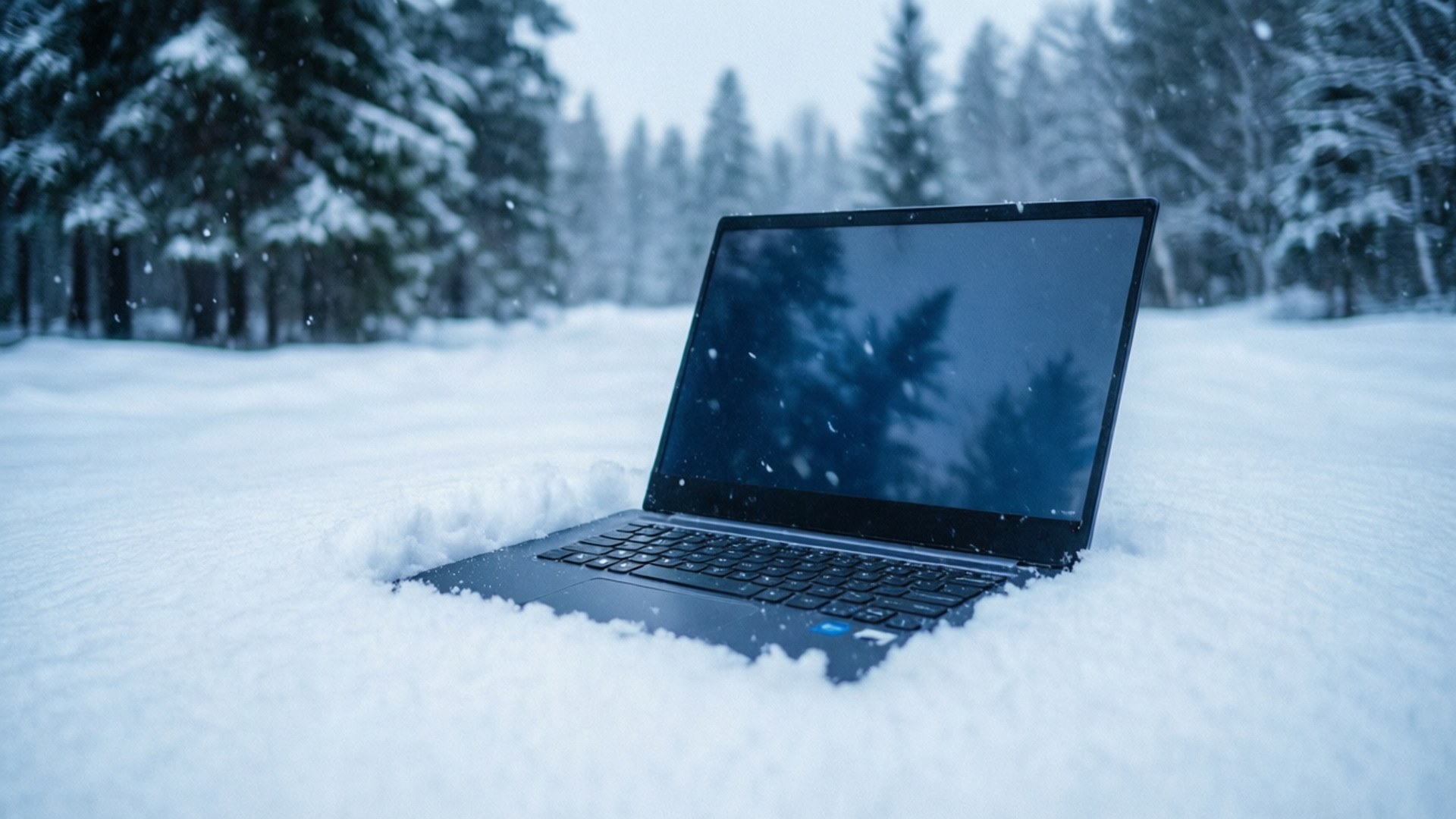 Зимняя сказка Chromebook Обои