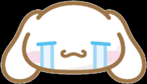 Плачущий персонаж Cinnamoroll Обои