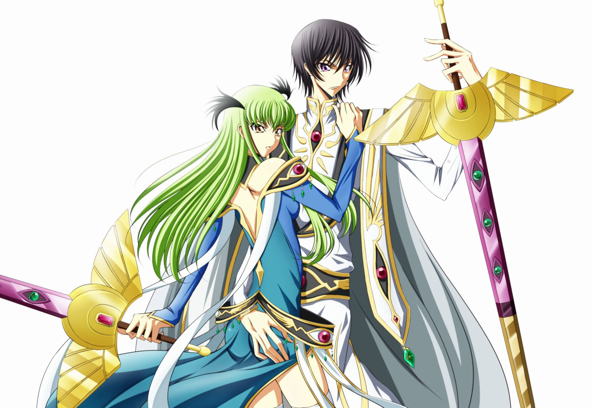 Аниме пара из Code Geass Обои