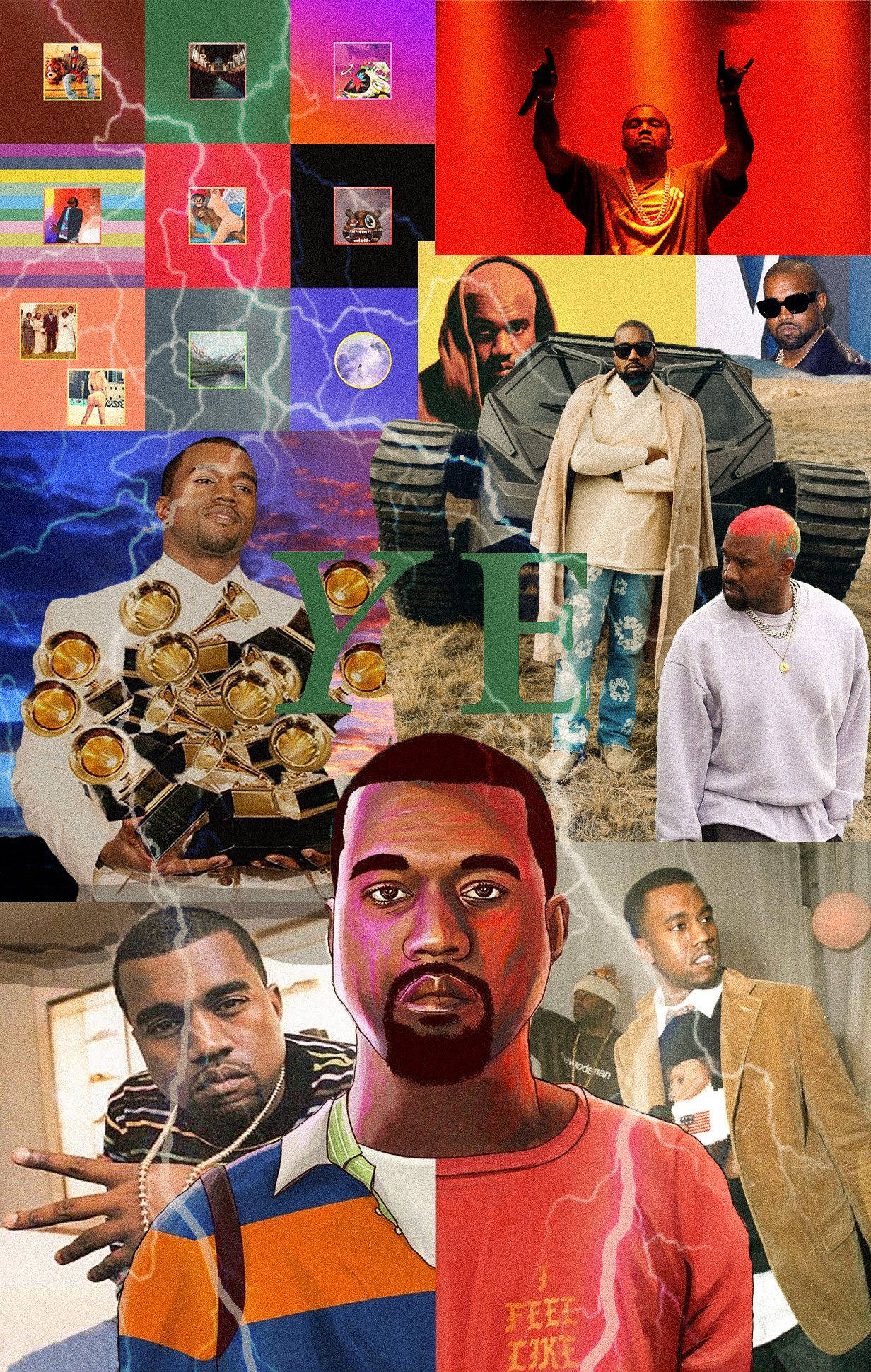 «Канье Уэст — College Dropout» Обои