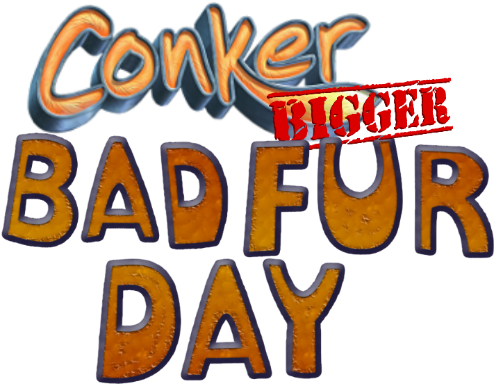 Логотип Conker Bad Fur Day Обои