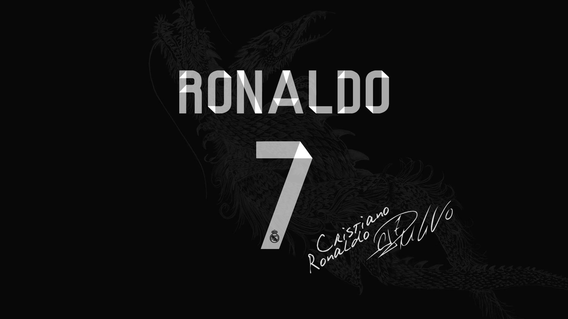CR7 HD Фамилия, Номер, Подпись Обои