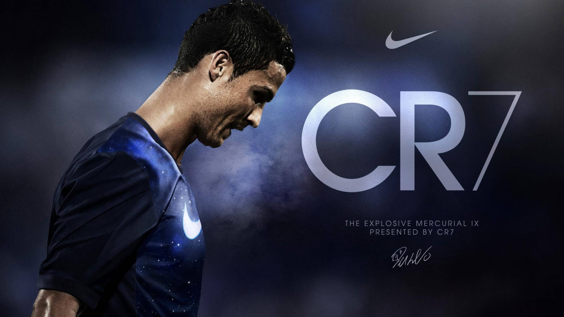 CR7 HD профиль сбоку Обои