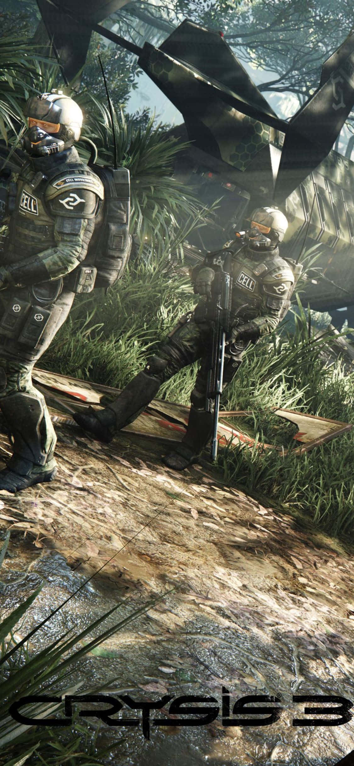 Захватывающее научно-фантастическое приключение – Crysis 3 для iPhone X Обои