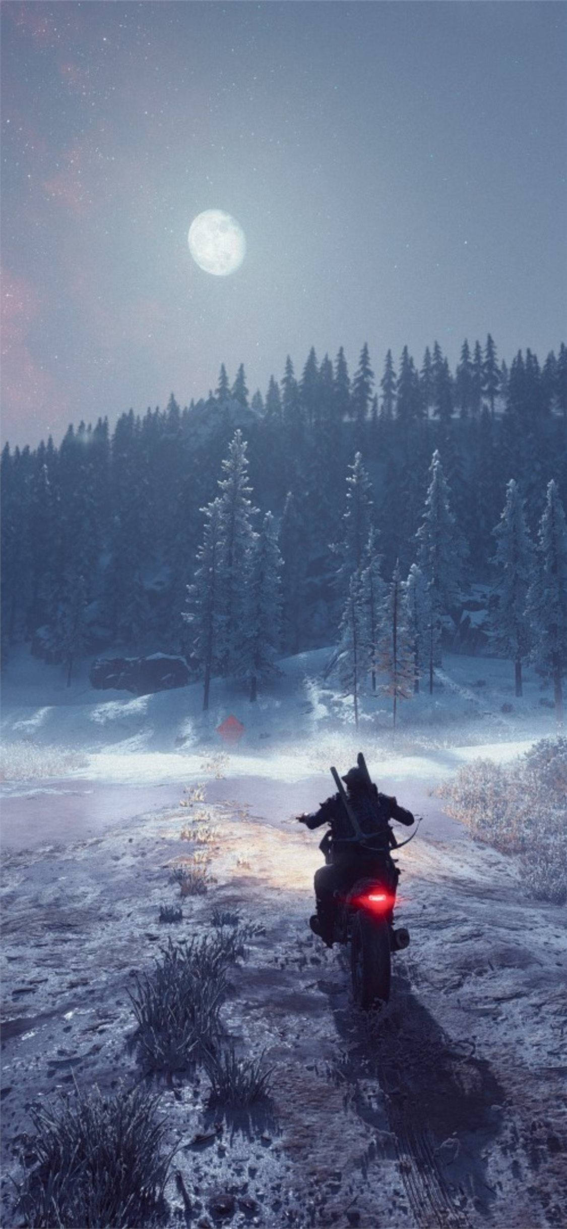 Поездка Days Gone зимой Обои
