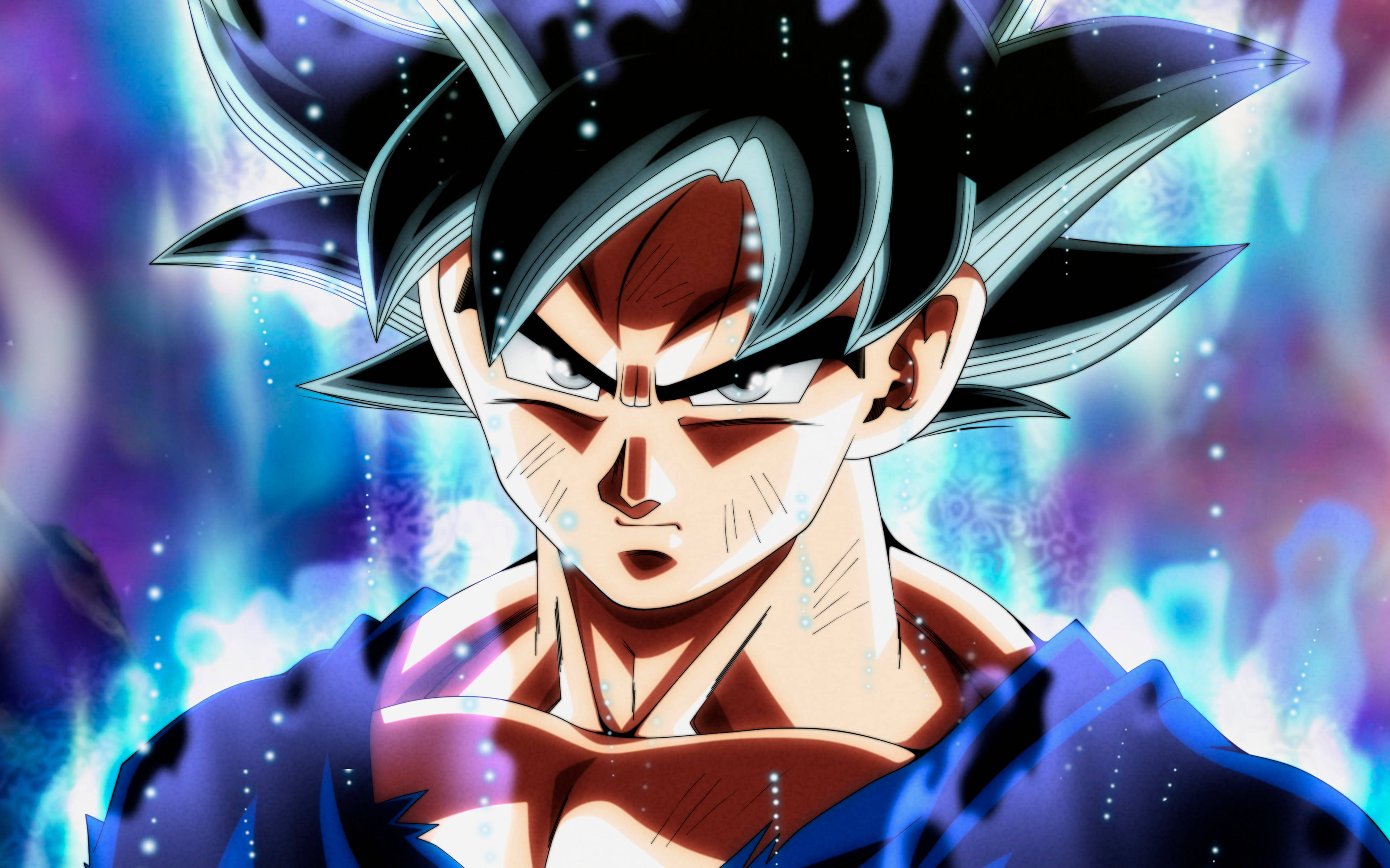 Гоку в оригинальной форме DBZ 4K Обои