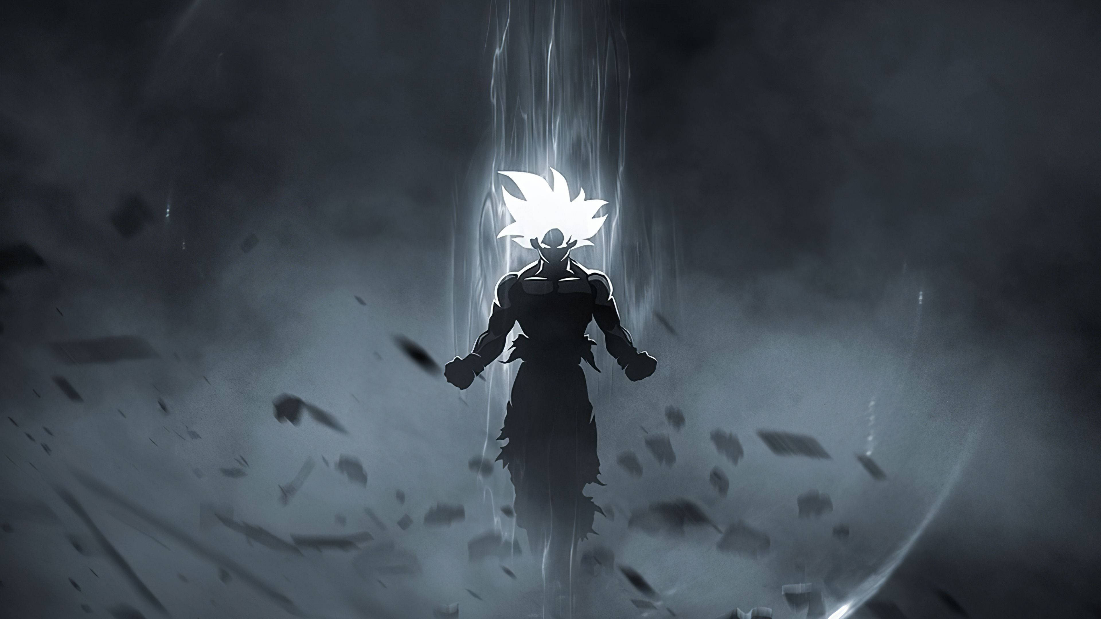Сайянский Бог Гоку DBZ 4K Обои