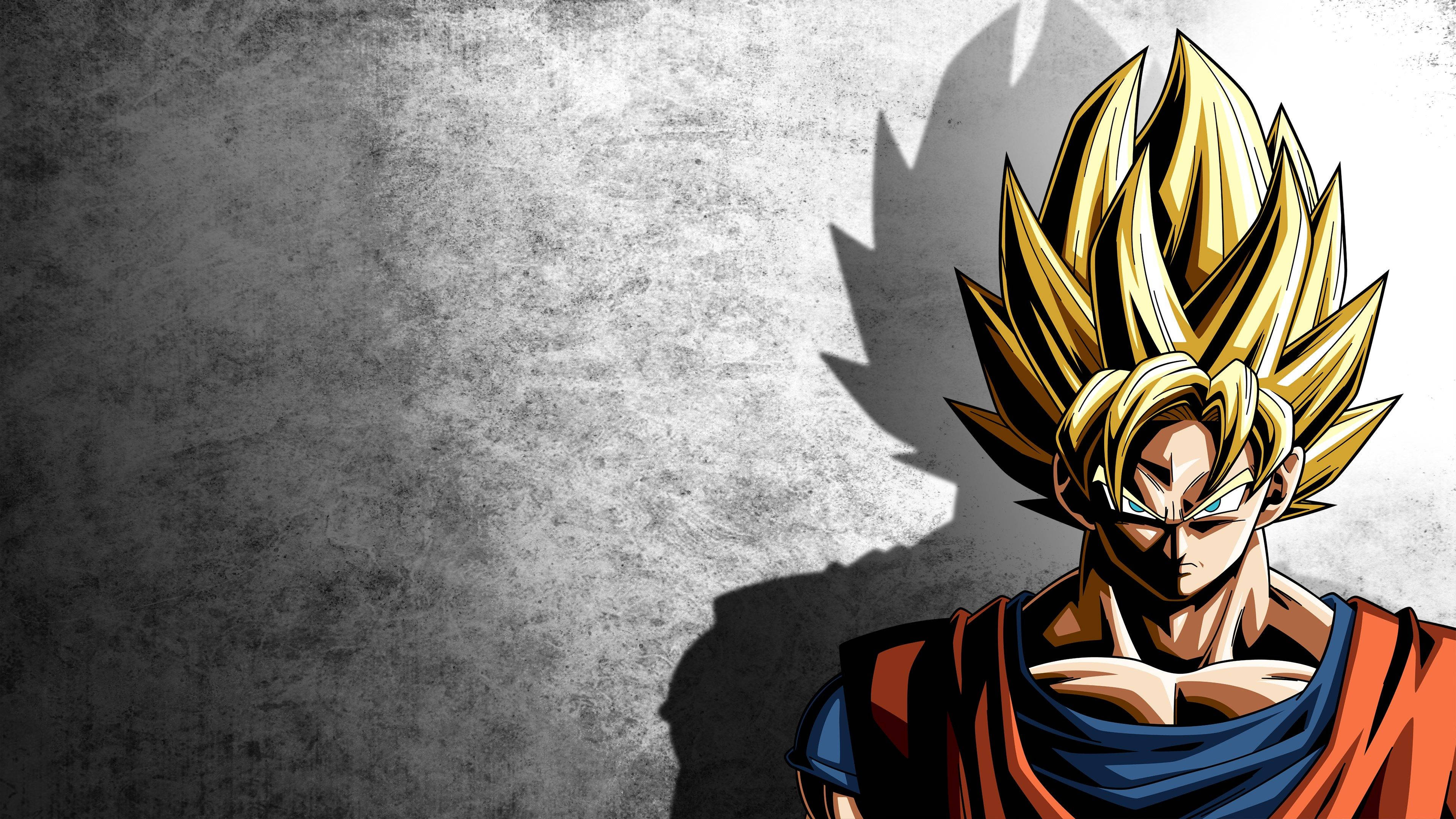 Оригинальный Супер Сайян Гоку DBZ 4K Обои